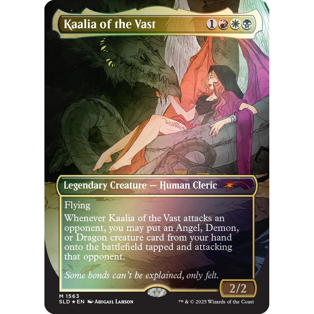 Image for Kaalia of the Vast (Rainbow Foil) (1563) (SLD) - Magic: The Gathering