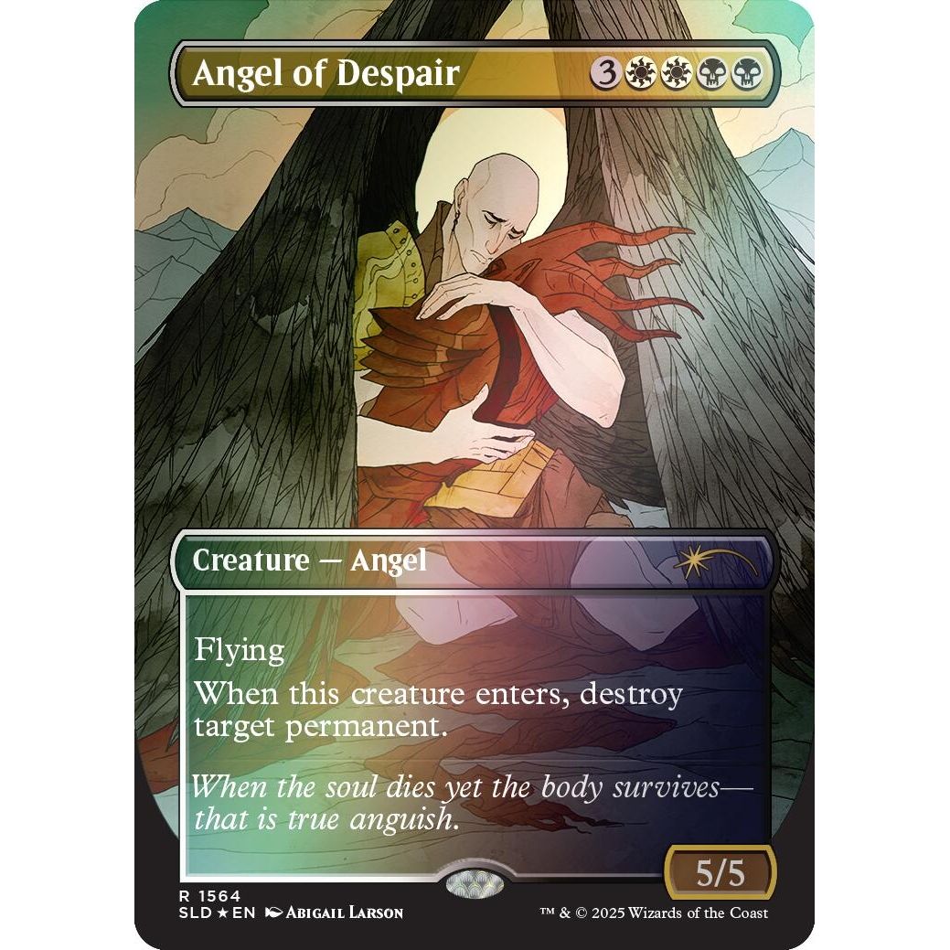 Image for Angel of Despair (Rainbow Foil) (1564) (SLD) - Magic: The Gathering