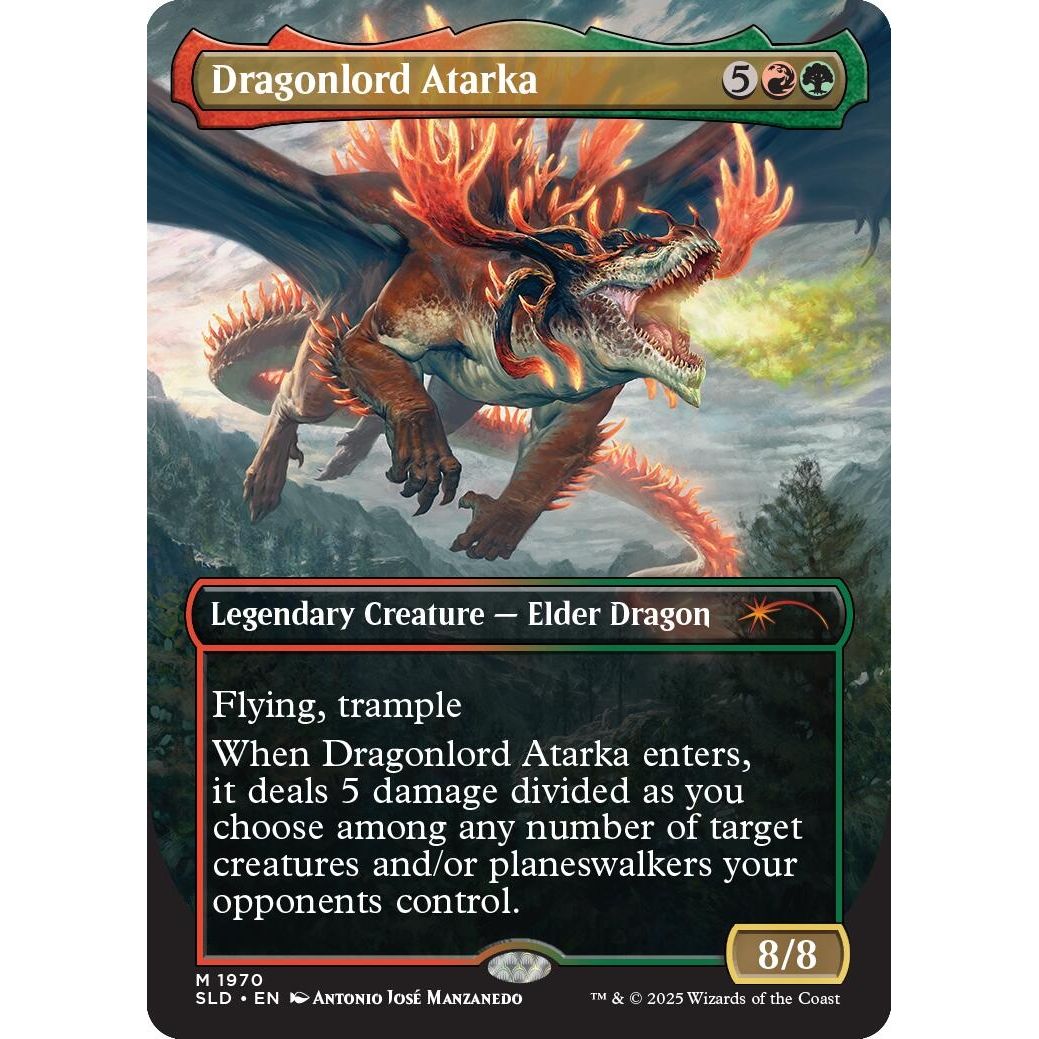 Image for Dragonlord Atarka (1970) (SLD) - Magic: The Gathering