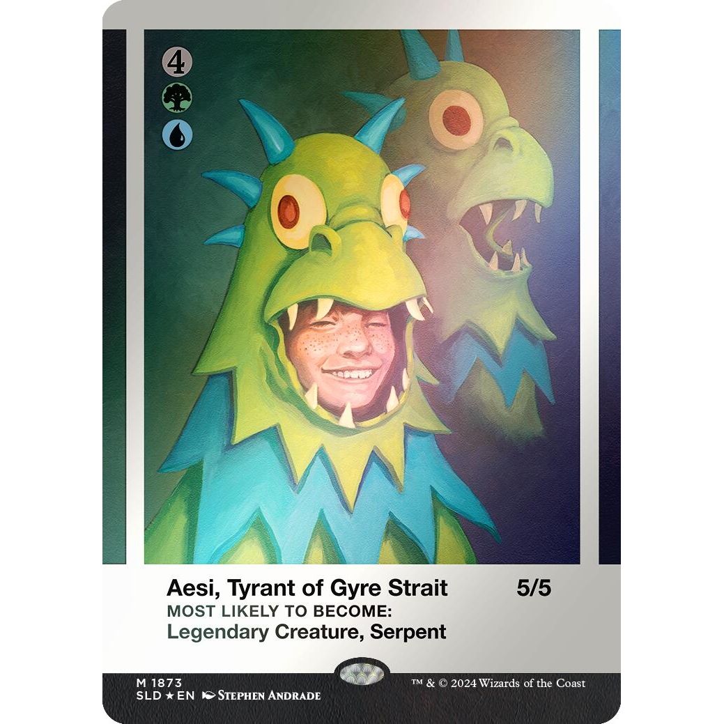 Image for Aesi, Tyrant of Gyre Strait (Rainbow Foil) (1873) (SLD) - Magic: The Gathering