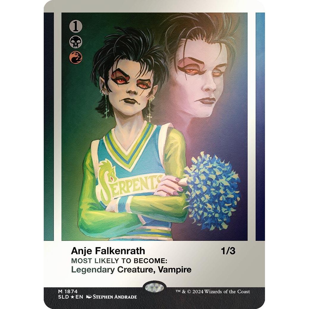 Image for Anje Falkenrath (Rainbow Foil) (1874) (SLD) - Magic: The Gathering