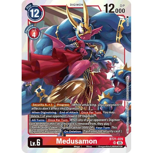 Image for Medusamon (BT21-029 SR) (BT21) - Digimon Card Game