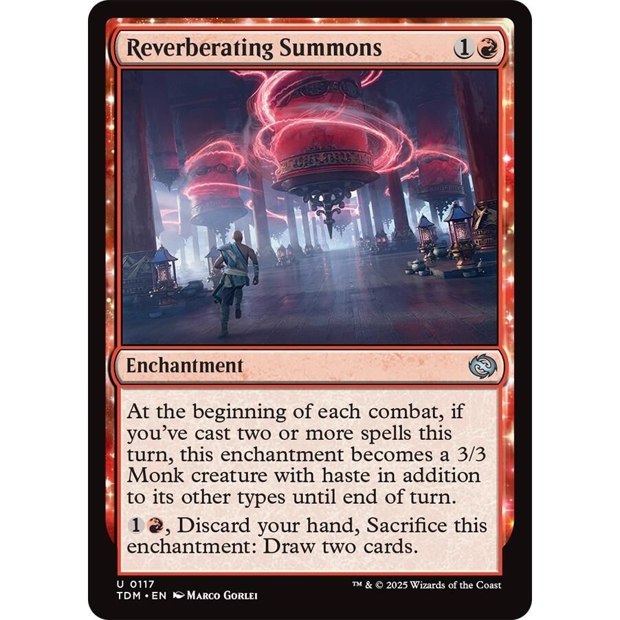 Image for Reverberating Summons (117) (TDM) - Magic: The Gathering
