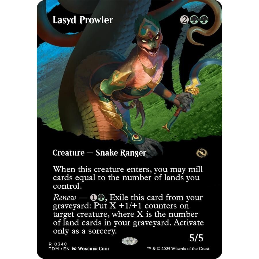 Image for Lasyd Prowler (Borderless) (348) (TDM) - Magic: The Gathering