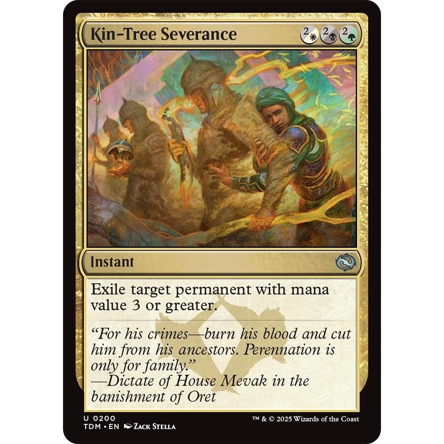 Image for Kin-Tree Severance (200) (TDM) - Magic: The Gathering