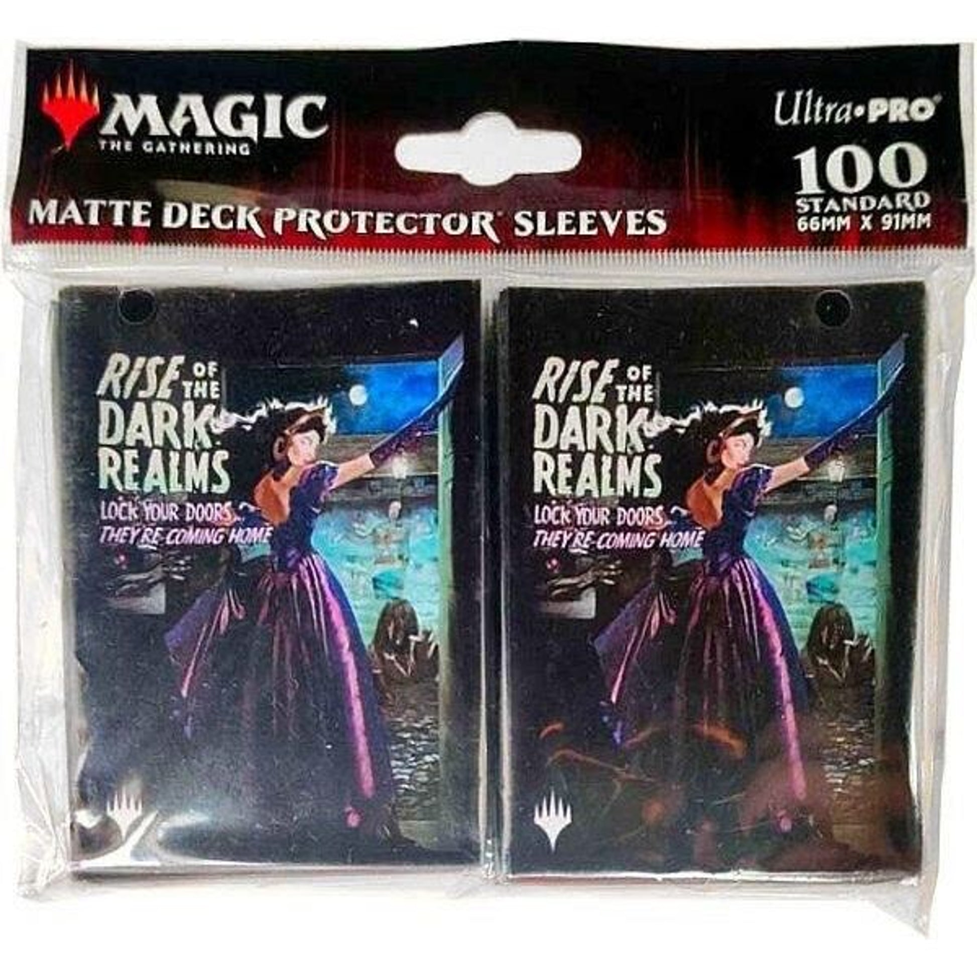 Image for October 2021 Secret Lair Drop Series - Rise of the Dark Realms Deck Protector Sleeves for Magic: The Gathering (100-pack) - Card Sleeves