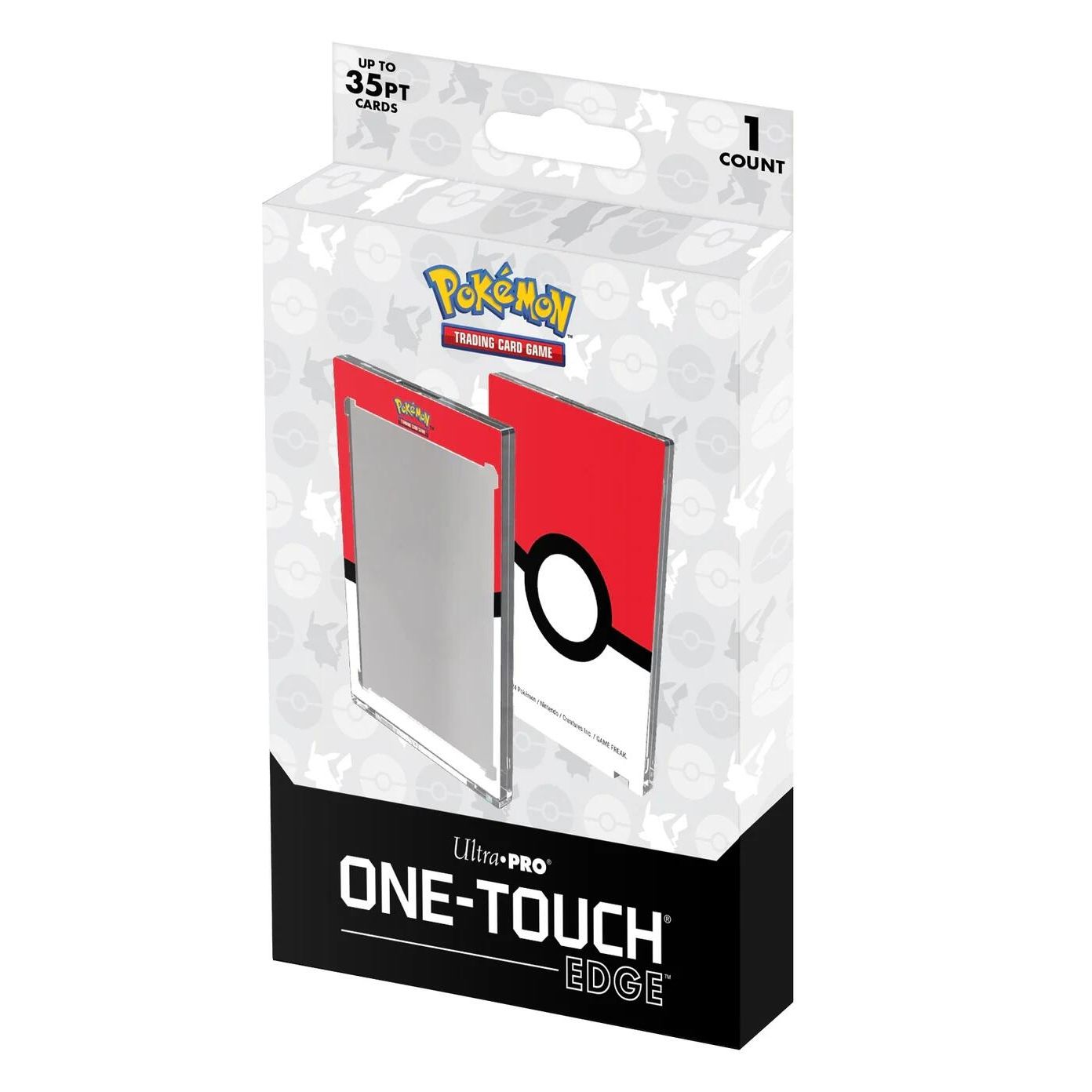 Image for Single 35pt ONE-TOUCH Edge - Poké Ball Printed Magnetic Card Holder for Pokémon - Collectible Storage
