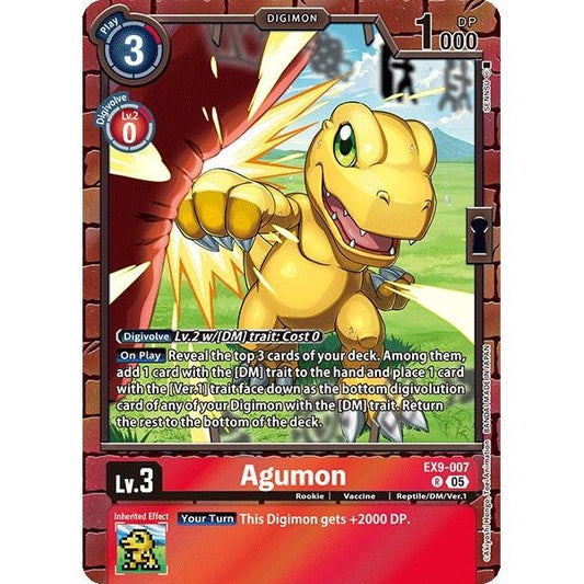 Image for Agumon (EX9-007 R) (EX09) - Digimon Card Game