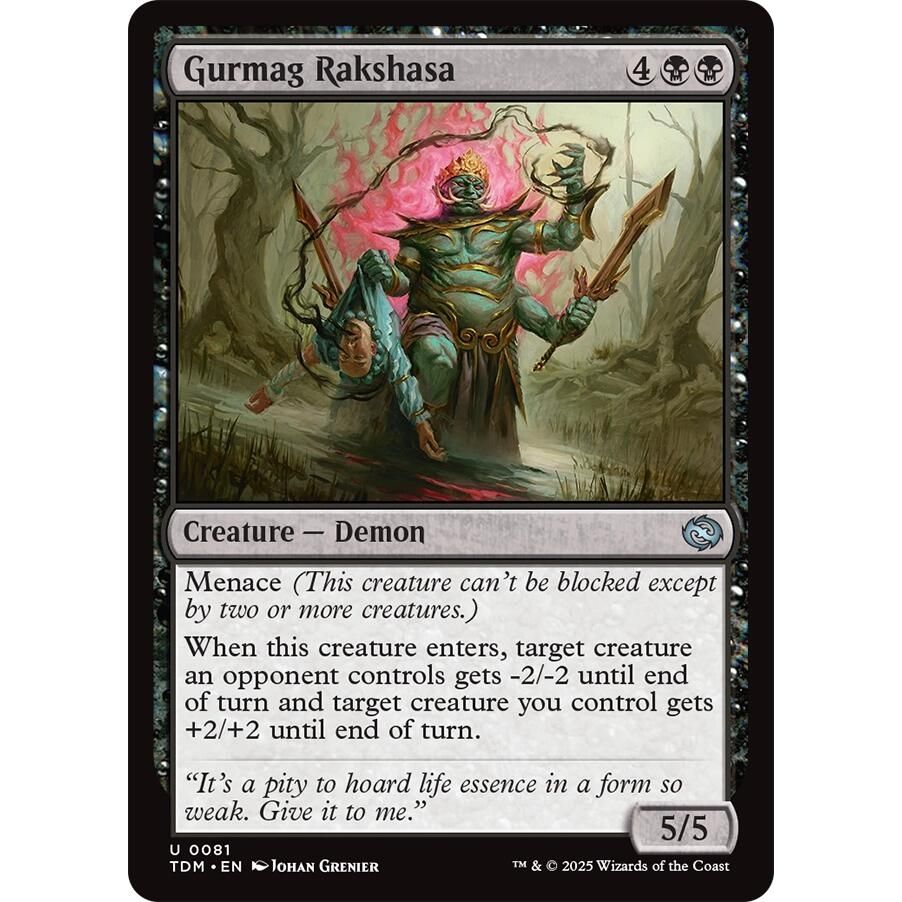Image for Gurmag Rakshasa (81) (TDM) - Magic: The Gathering