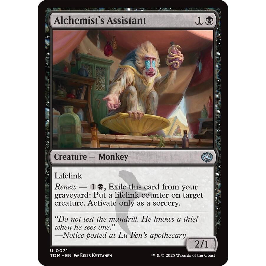 Image for Alchemist's Assistant (71) (TDM) - Magic: The Gathering