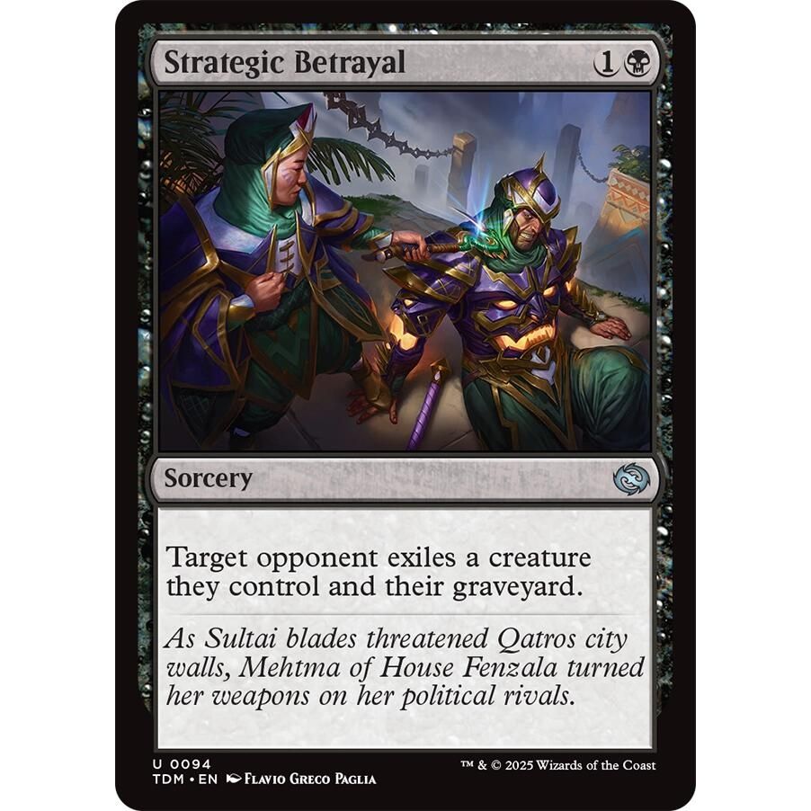 Image for Strategic Betrayal (94) (TDM) - Magic: The Gathering