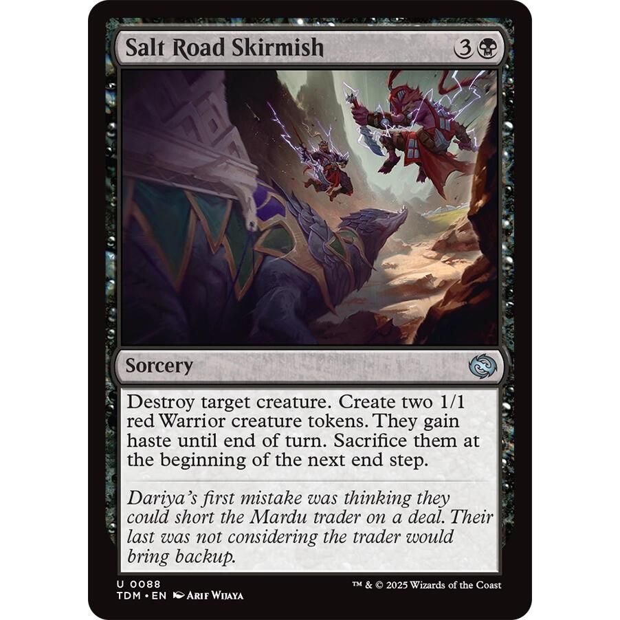 Image for Salt Road Skirmish (88) (TDM) - Magic: The Gathering