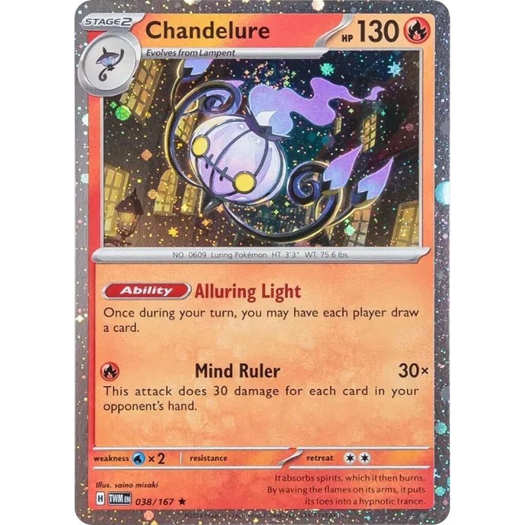 Image for Chandelure - 38/167 (Cosmos Holo) (038/167) (MCAP) - Pokemon