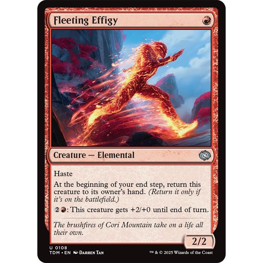 Image for Fleeting Effigy (108) (TDM) - Magic: The Gathering
