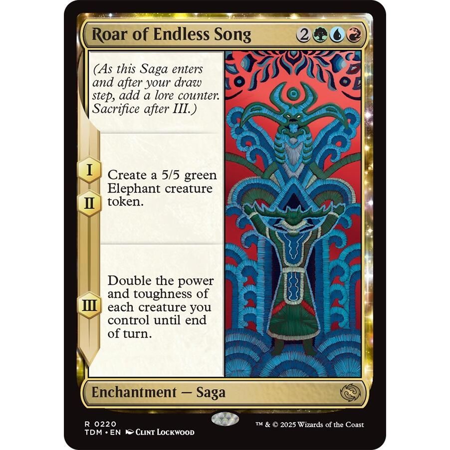 Image for Roar of Endless Song (220) (TDM) - Magic: The Gathering
