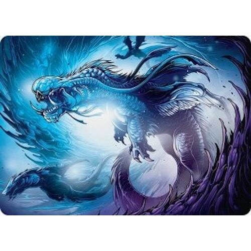 Image for Roiling Dragonstorm Art Card (33/54) (33) (AATDM) - Magic: The Gathering