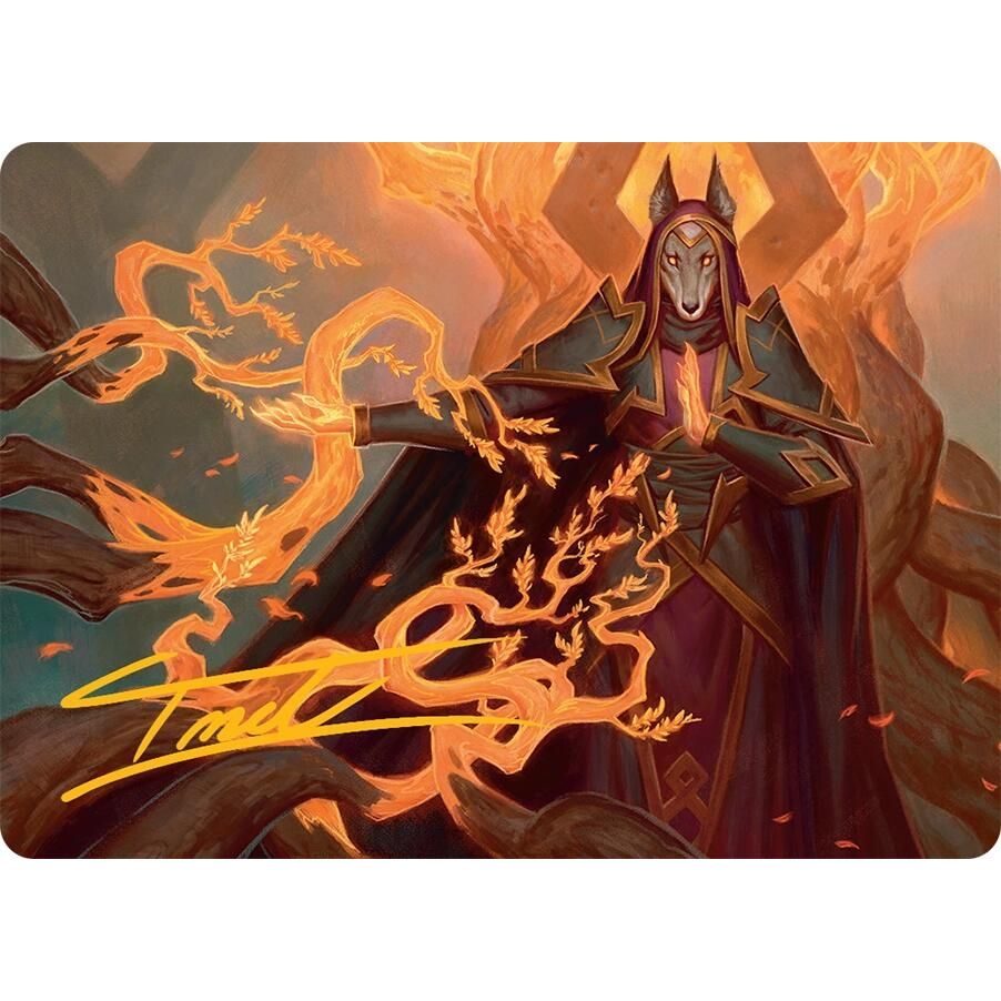Image for Abzan Devotee Art Card (10/54) (Gold-Stamped Signature) (10) (AATDM) - Magic: The Gathering
