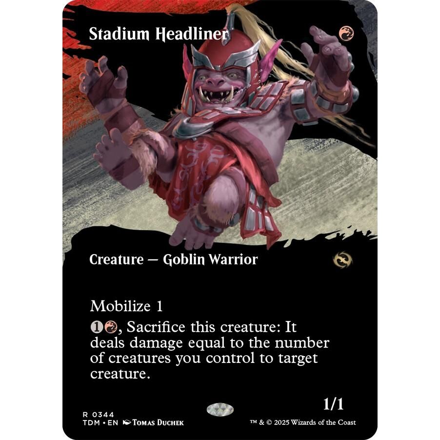 Image for Stadium Headliner (Borderless) (344) (TDM) - Magic: The Gathering