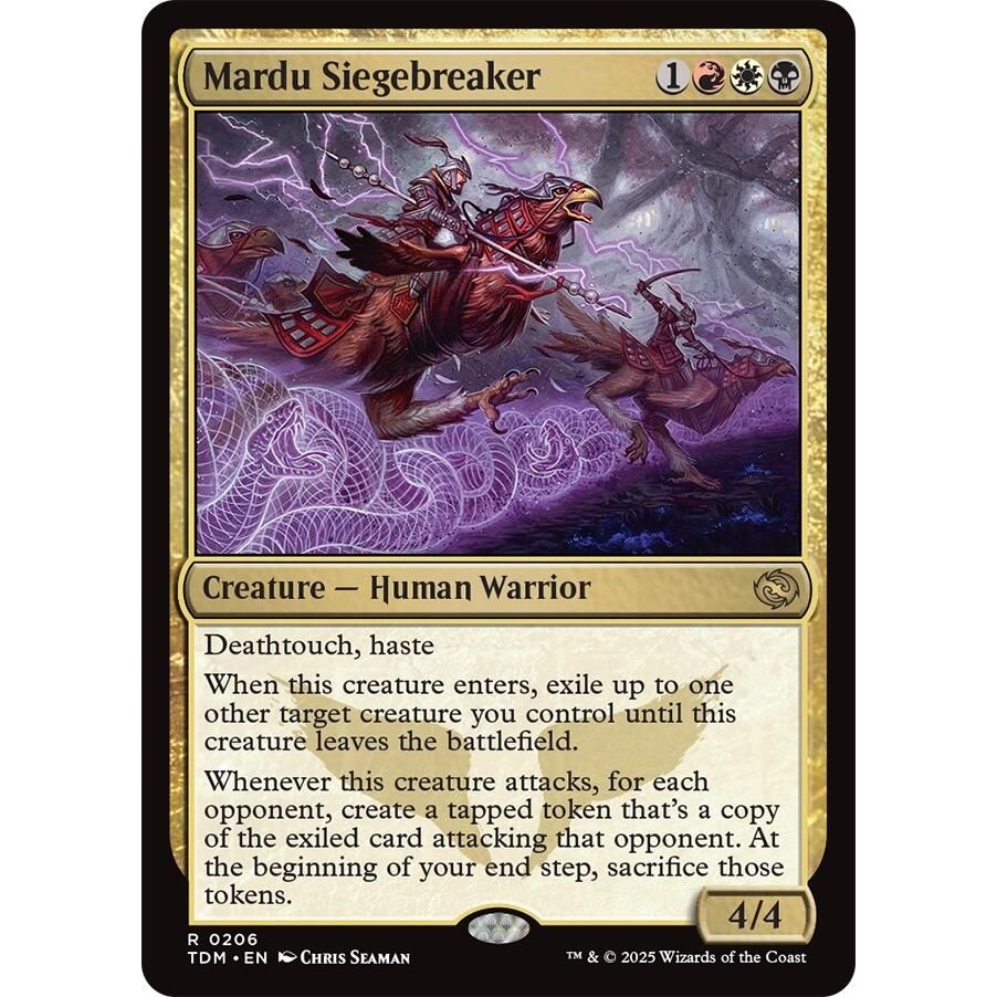 Image for Mardu Siegebreaker (206) (TDM) - Magic: The Gathering