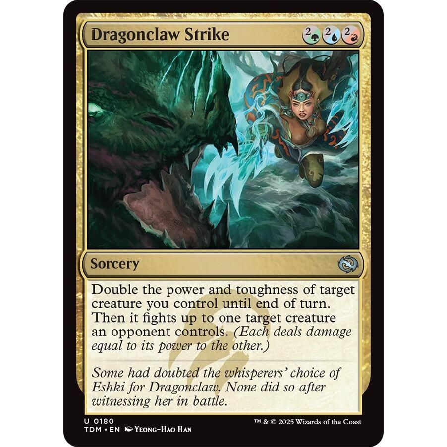 Image for Dragonclaw Strike (180) (TDM) - Magic: The Gathering