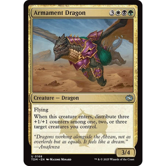 Image for Armament Dragon (168) (TDM) - Magic: The Gathering