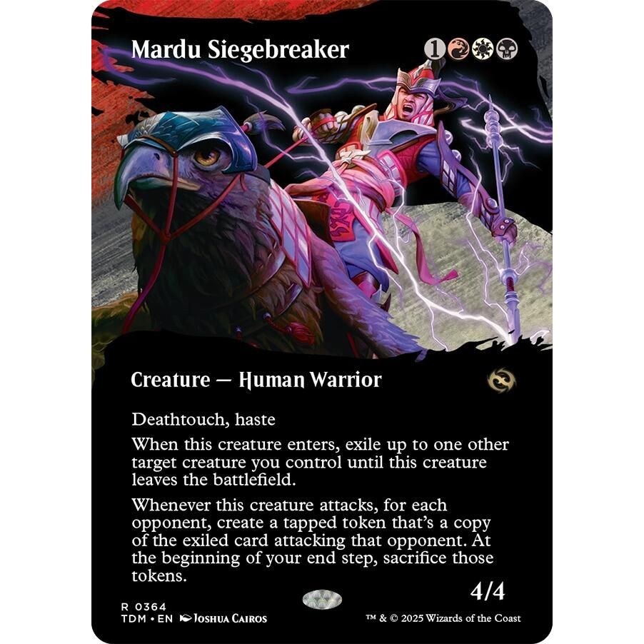 Image for Mardu Siegebreaker (Borderless) (364) (TDM) - Magic: The Gathering