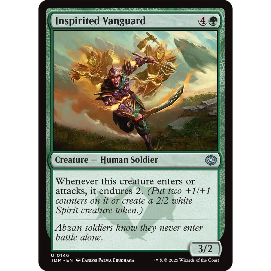 Image for Inspirited Vanguard (146) (TDM) - Magic: The Gathering