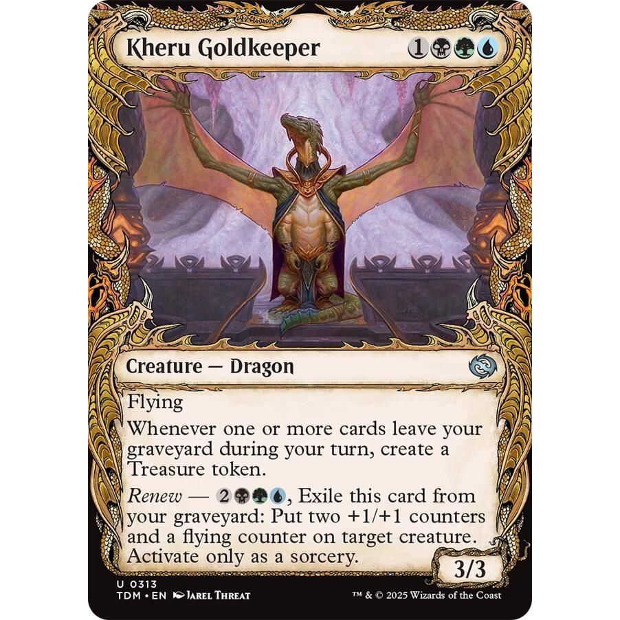 Image for Kheru Goldkeeper (Showcase) (313) (TDM) - Magic: The Gathering