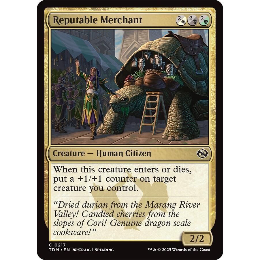 Image for Reputable Merchant (217) (TDM) - Magic: The Gathering