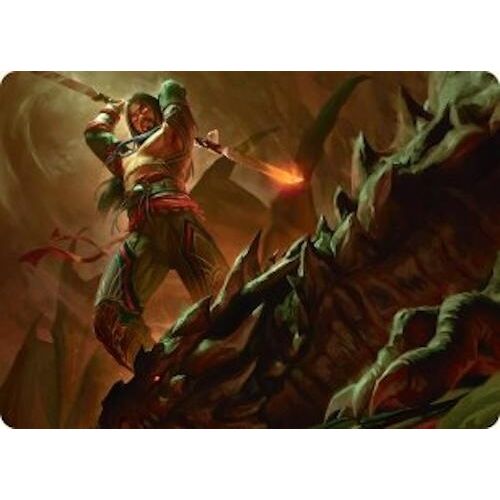 Image for Sarkhan's Resolve Art Card (18/54) (18) (AATDM) - Magic: The Gathering