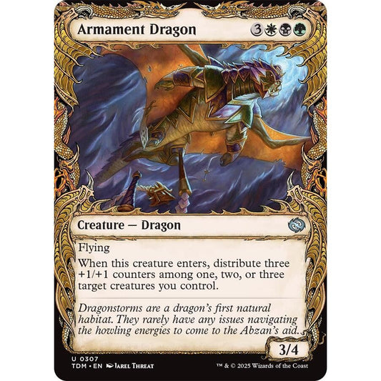 Image for Armament Dragon (Showcase) (307) (TDM) - Magic: The Gathering