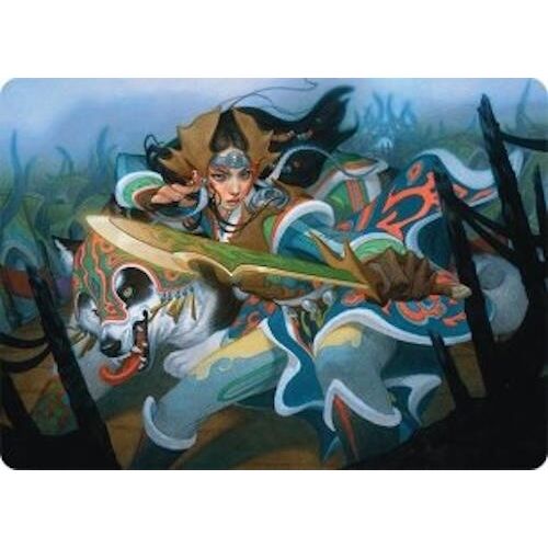 Image for Eshki Dragonclaw Art Card (23/54) (23) (AATDM) - Magic: The Gathering