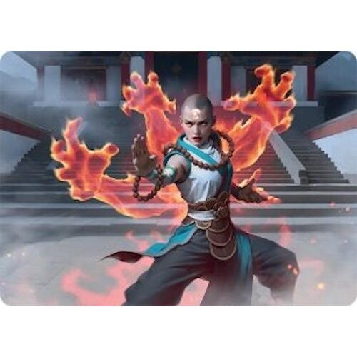 Image for Flamehold Grappler Art Card (24/54) (24) (AATDM) - Magic: The Gathering