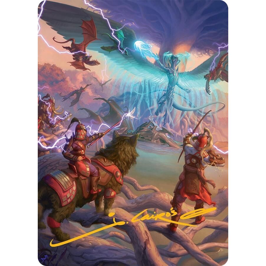 Image for All-Out Assault Art Card (50/54) (Gold-Stamped Signature) (50) (AATDM) - Magic: The Gathering