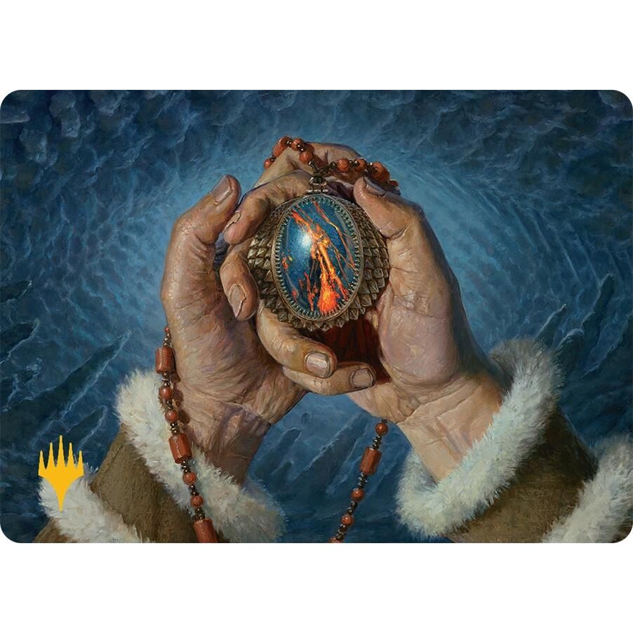 Image for Mox Jasper Art Card (28/54) (Gold-Stamped Planeswalker Symbol) (28) (AATDM) - Magic: The Gathering