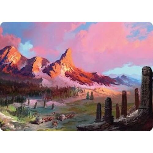 Image for Rugged Highlands Art Card (29/54) (29) (AATDM) - Magic: The Gathering