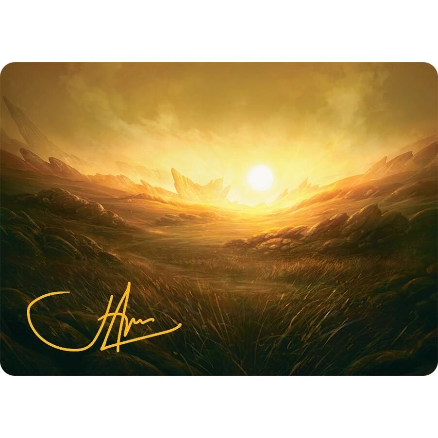 Image for Plains Art Card (31/54) (Gold-Stamped Signature) (31) (AATDM) - Magic: The Gathering