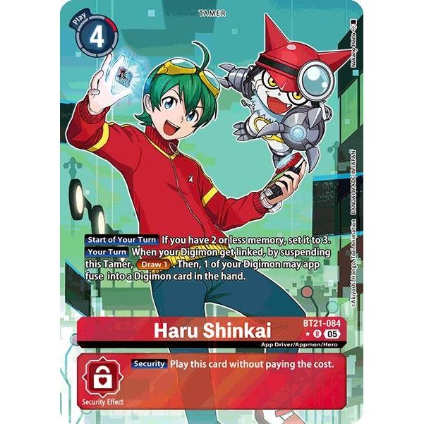 Image for Haru Shinkai (Alternate Art) (BT21-084 R) (BT21) - Digimon Card Game