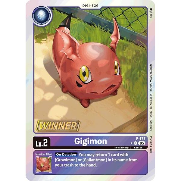 Image for Gigimon (Store Tournament 2025 Vol.2 Winner Pack) (P-177 P) (D-PR) - Digimon Card Game