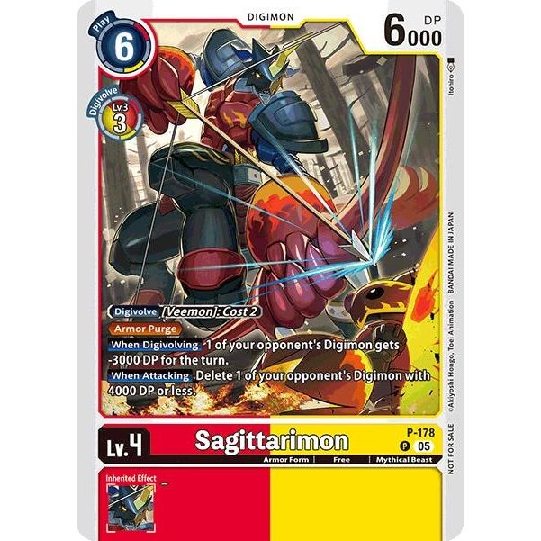 Image for Sagittarimon (Store Tournament 2025 Vol.2 Participation Pack) (P-178 P) (D-PR) - Digimon Card Game