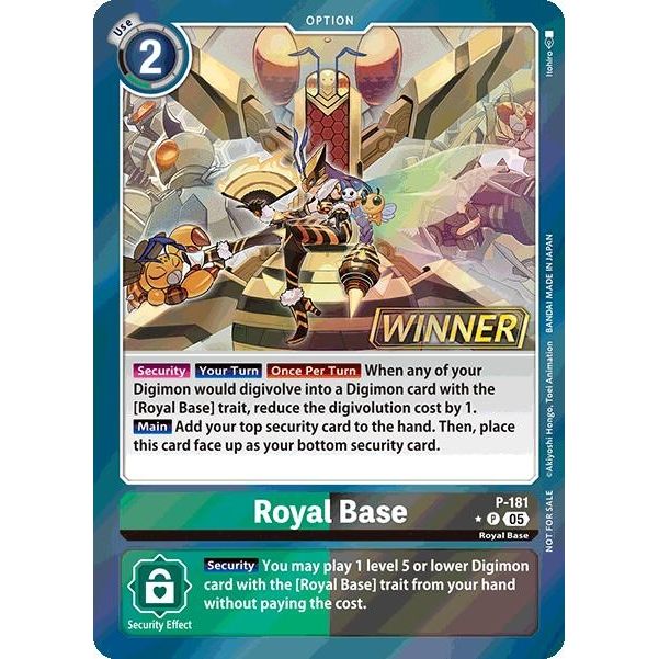 Image for Royal Base (Store Tournament 2025 Vol.2 Winner Pack) (P-181 P) (D-PR) - Digimon Card Game