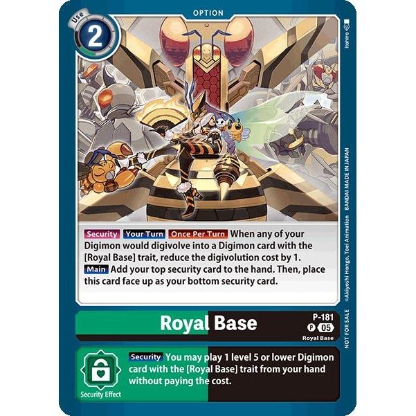 Image for Royal Base (Store Tournament 2025 Vol.2 Participation Pack) (P-181 P) (D-PR) - Digimon Card Game