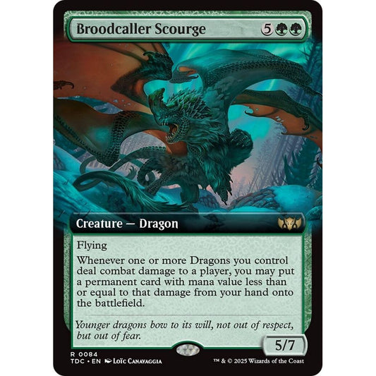 Image for Broodcaller Scourge (Extended Art) (84) (TDC) - Magic: The Gathering