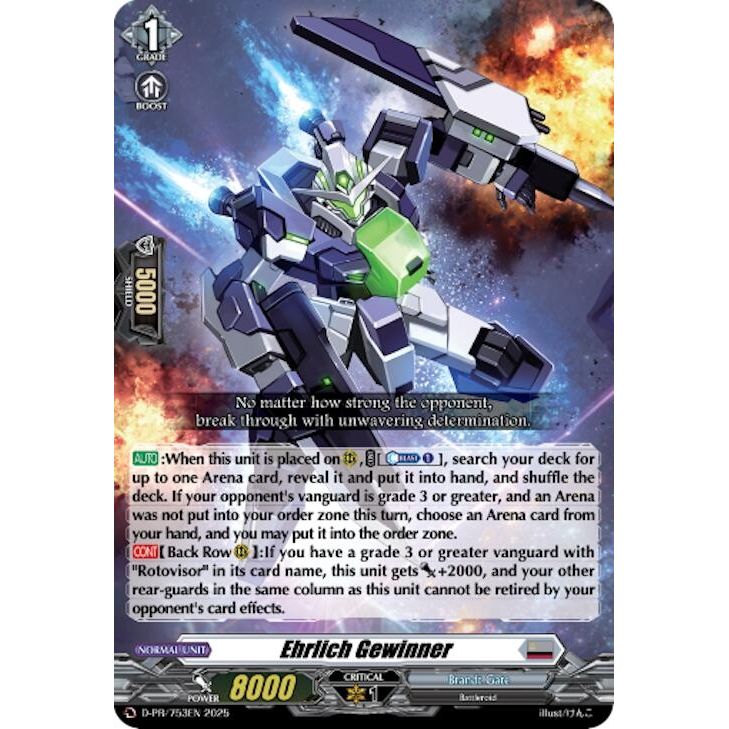 Image for Ehrlich Gewinner (D-PR/753EN) (D-PR) - Cardfight Vanguard