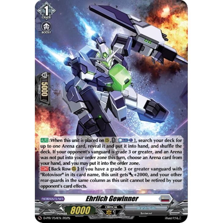 Image for Ehrlich Gewinner (Foil) (D-PR/754EN) (D-PR) - Cardfight Vanguard