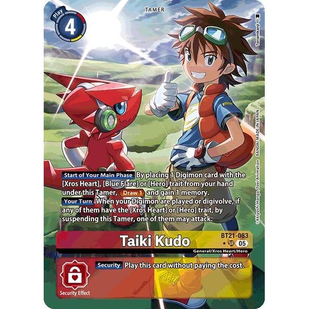 Image for Taiki Kudo (Alternate Art) (BT21-083 SR) (BT21) - Digimon Card Game
