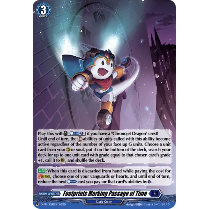Image for Footprints Marking Passage of Time (Foil) (D-PR/756) (D-PR/756EN) (D-PR) - Cardfight Vanguard