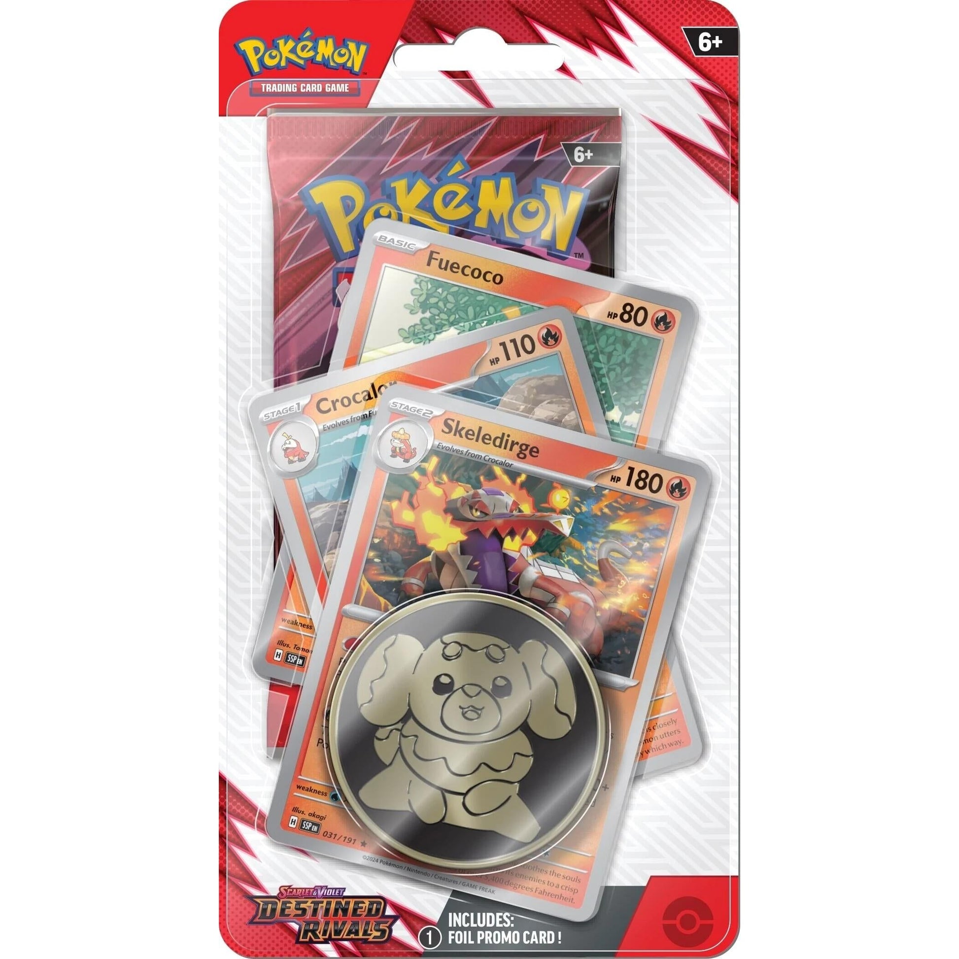 Image for Destined Rivals Premium Checklane Blister [Skeledirge] - Pokemon