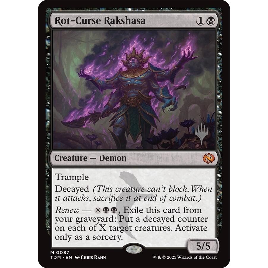 Image for Rot-Curse Rakshasa (87) (PPTDM) - Magic: The Gathering