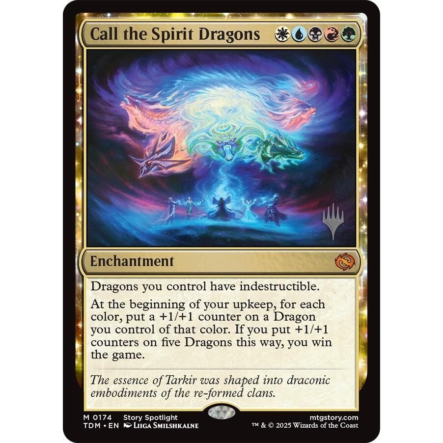 Image for Call the Spirit Dragons (174) (PPTDM) - Magic: The Gathering